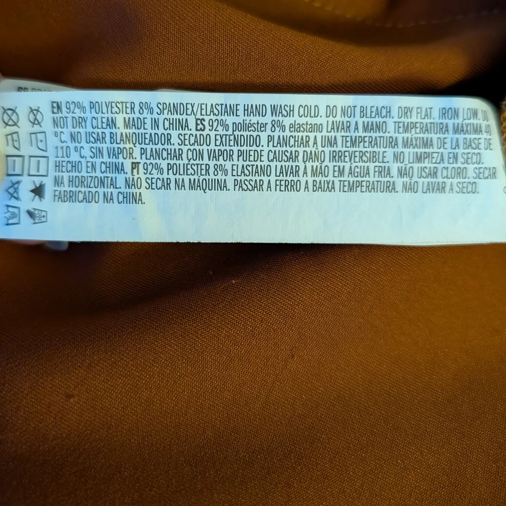 Forever 21 Tan Fringe Suede-Look Jacket - Picture 6 of 6